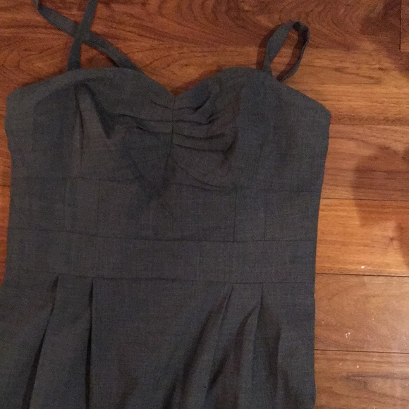 WILFRED 4 wool mini dress with removable straps, sweetheart neckline & pockets! - Picture 9 of 10